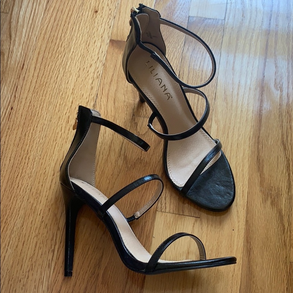 Brand New Strappy Black Heels